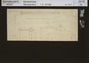 Beustschacht bei Schneeberg; Selbsttätige Fördergleissperre bei Heben und Senken der Fördergerüste an der Hängebank