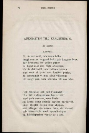 Ankomsten Till Kärlekens Ö.