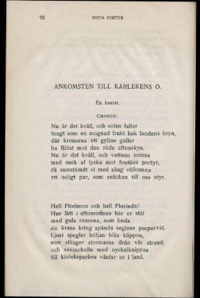 Ankomsten Till Kärlekens Ö.