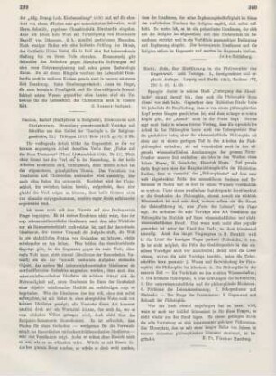299-300 [Rezension] Paulus, Rudolf, Idealismus und Christentum