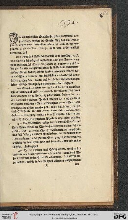 Ihre Churfürstliche Durchleucht haben in Betreff verschiedener, wegen des Churfürstlich höchsten Erbbestands-Edikts vom 6ten Septembr. 1756 entstandener Anständen vi clementissimi Rescripti vom 5ten dieses gnädigst verordnet, daß ... : [Mannheim den 21ten Octobr. 1788.]
