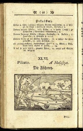 XLVI. Die Fischerey. - L. Die Kocherey.