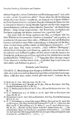 Rückkehr nach Hamburg