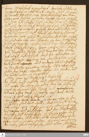 Auszug eines Briefs von August Hermann Francke an Christoph Hohenhausen.