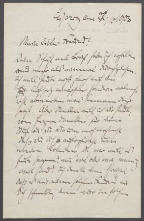 Brief von Georg Kolbe an Hermann Schmitt