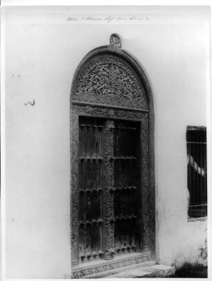 Tür zum Hause Sef bin Said's (Sansibar-City)