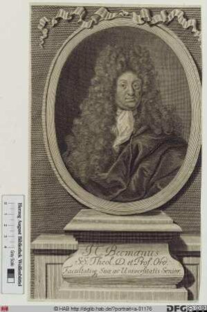 Bildnis Johann Christoph Becmann (Beckmann)