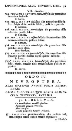 Ordo IV. Neuroptera