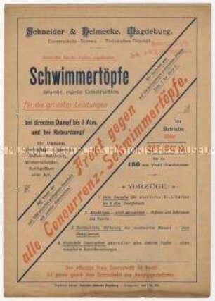 Schraubventil-Schwimmertöpfe (Kondenswasser-Ableiter)