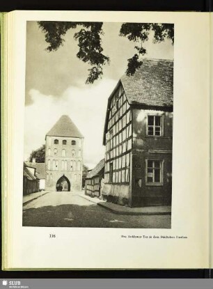 Das Anklamer Tor in dem Städtchen Usedom