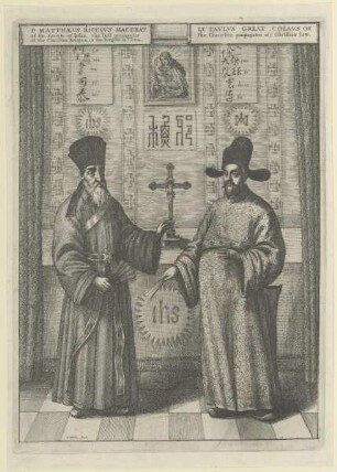 Bildnis von Matthaeus Riccius und Ly Paulus