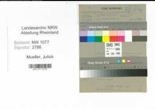 Entnazifizierung Julius Mueller , geb. 00.00.0000 (Bahnpolizist)