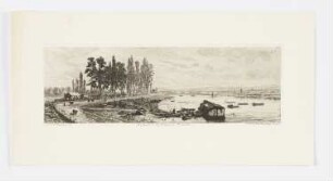 Les bords de la Seine à Besons, aus: "Beschäftigung mit Kupfer"