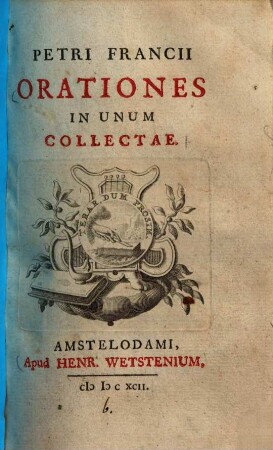 Orationes : in unum collectae