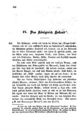 IX. Das Königreich Holland
