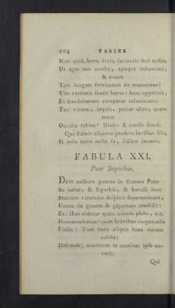 Fabula XXI. - XXX.