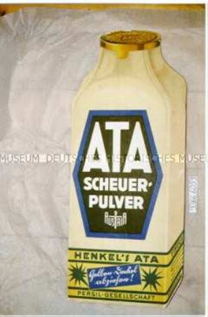 Werbeaufsteller "Ata Scheuermittel"
