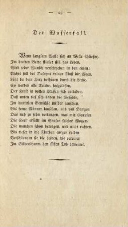 Der Wasserfall