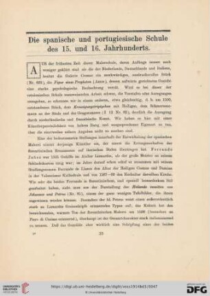 Die spanische und portugiesische Schule des 15.-16. Jahrhunderts