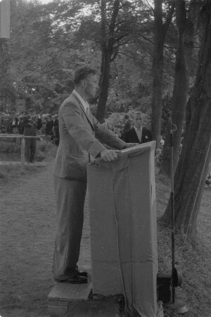 Jakub Bart Ćišinski-Gedenkfeier in Panschwitz-Kuckau. Festtagsrede. : Swjatočnost na česć Jakuba Barta-Ćišinskeho w Lipju w Pančicach Kukowje. Swjedźenska narěč.