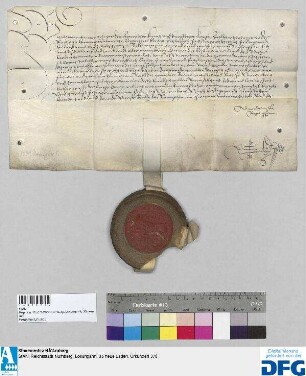 König Maximilian I. stellt der Stadt Nürnberg Quittung aus über 800 fl. Stadtsteuer für das Jahr 1514.