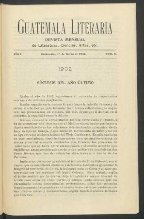 1903,1,3: año 1, núm. 3 (1o de marzo de 1903)