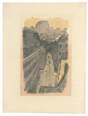 Rue vue d’en-haut (Straßenansicht von oben)