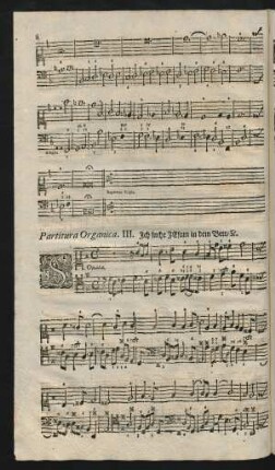 Partitura Organica. III. Ich suche Jesum in dem Bett, [et]c.