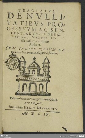 Tractatus de nullitatibus processuum ac sententiarum