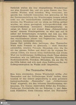 Der Tharandter Wald