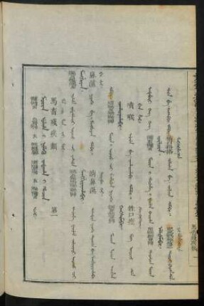 Morin ulha i nimeku jadaha i hacin. uju =馬畜殘疾類 第一