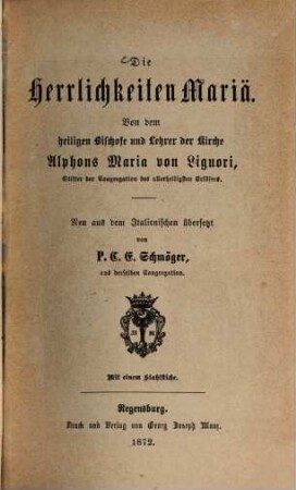 Die Herrlichkeiten Mariä