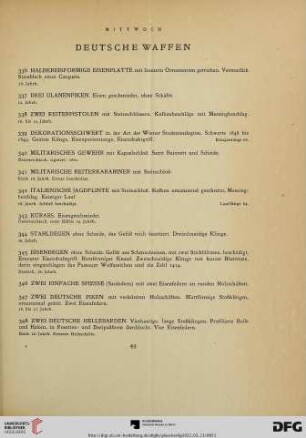 Deutsche Waffen (Nr. 336-419)