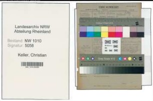 Entnazifizierung Christian Keller , geb. 15.10.1913 (Polizei)
