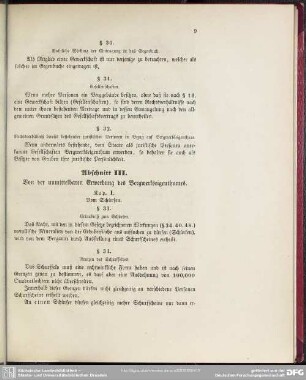 Abschnitt III. Von der unmittelbaren Erwerbung des Bergwerkseigenthumes