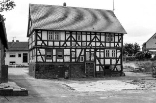 Wohnhaus (Wohnhaus, Fachwerk); Frankenau, Löhlbacher Straße 4