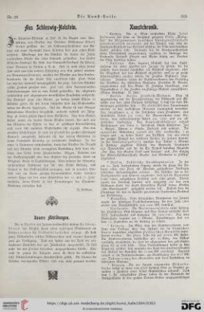 9: Aus Schleswig-Holstein