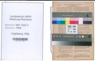 Entnazifizierung Willy Vogelsang , geb. 22.07.1899 (Justizangestellter)