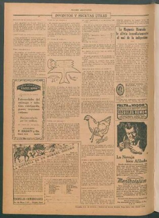 Inventos y recetas útiles