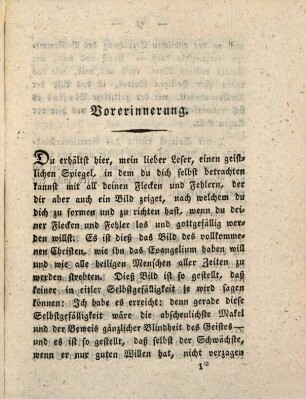 Ausgewählte Schriften des ehrwürdigen Abtes Ludovikus Blosius, 5. Geistlicher Spiegel zur Selbstprüfung und Selbsterkenntniß anleitend