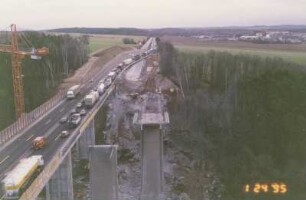 Podelsatzbrücke, Luftaufnahme
