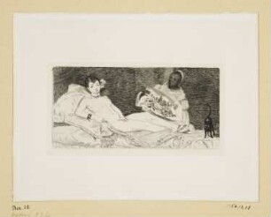 Olympia - kleine Fassung, aus: Théodore Duret "Edouard Manet: sein Leben und seine Kunst", Berlin 1910