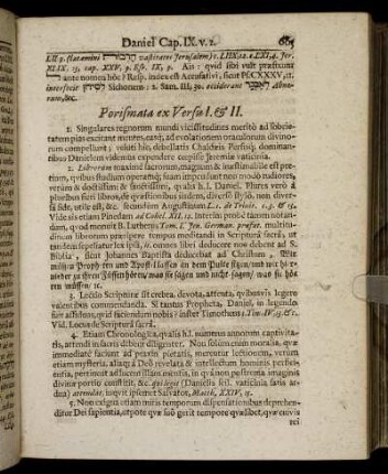 Porismata ex Versu I. - Porismata ex Versu XVII.