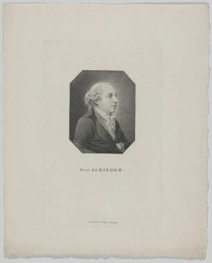 Bildnis des J. von Alxinger