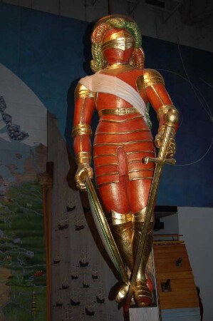 Ritterfigur im Vasa-Museum