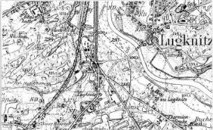Bad Muskau. Meßtischblatt, Sekt. Muskau, 1940