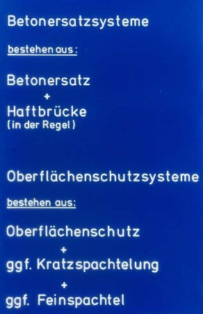 ZTV-SIB, Haftbrücken