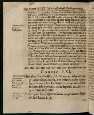 1130-1160, Concio LXI.