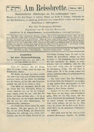 Nr. 2. Februar 1907.