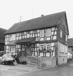 Fachwerkwohnhaus; Büdingen, Orleshäuser Hauptstraße 72
